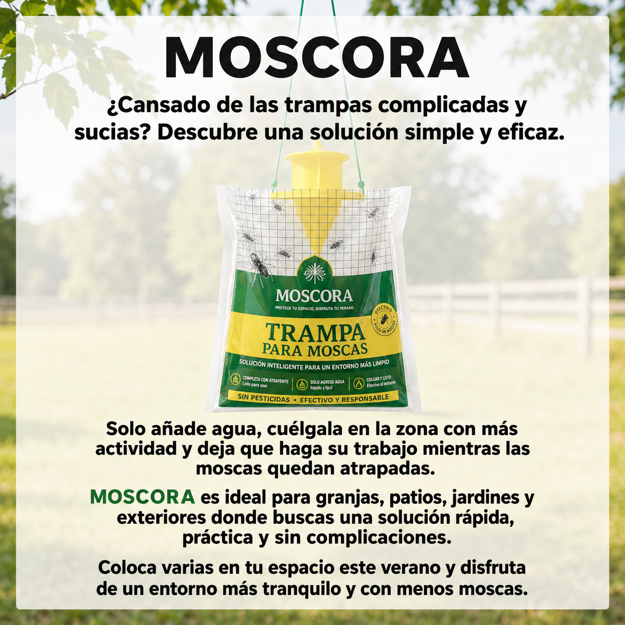 Moscora - Trampa para moscas