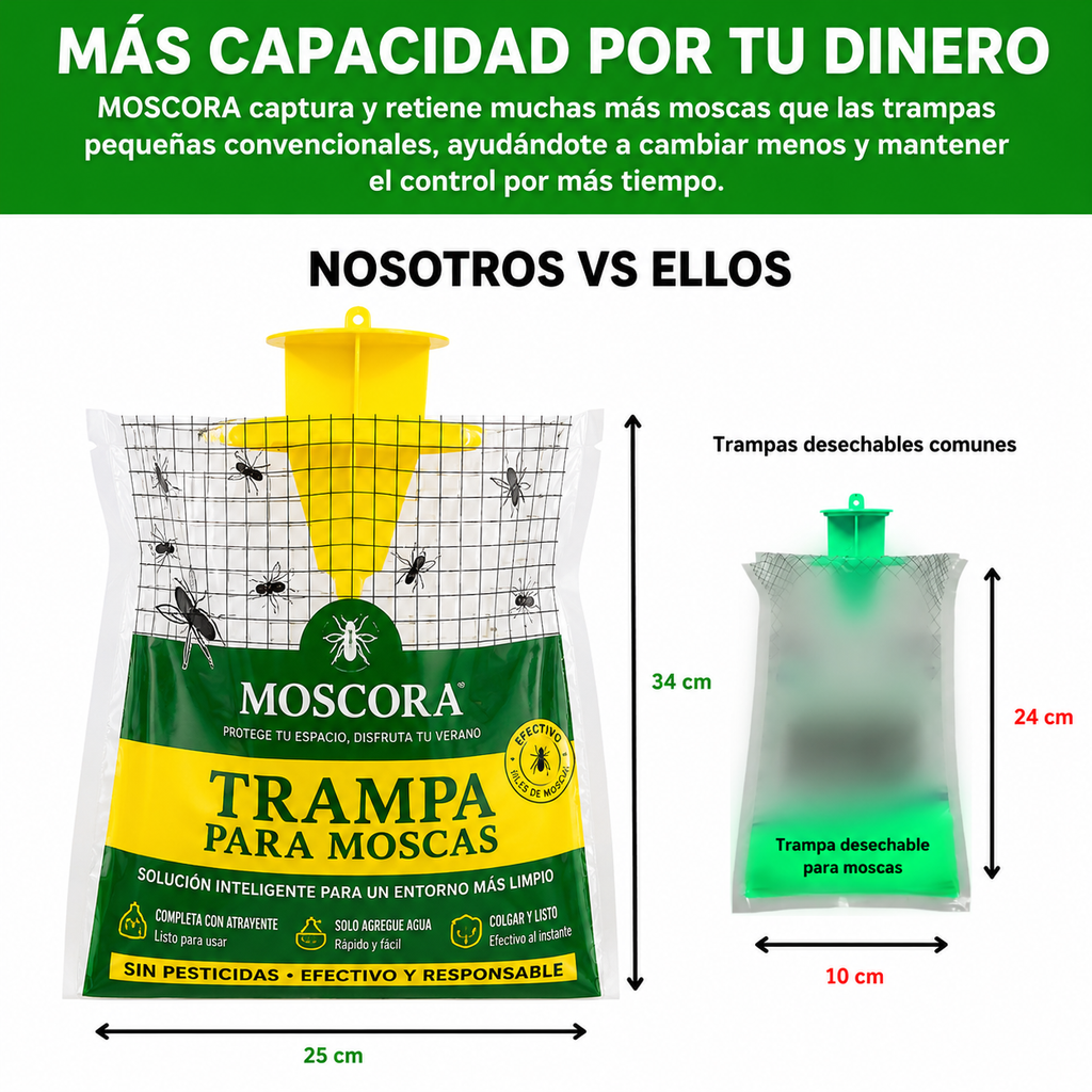 Moscora - Trampa para moscas