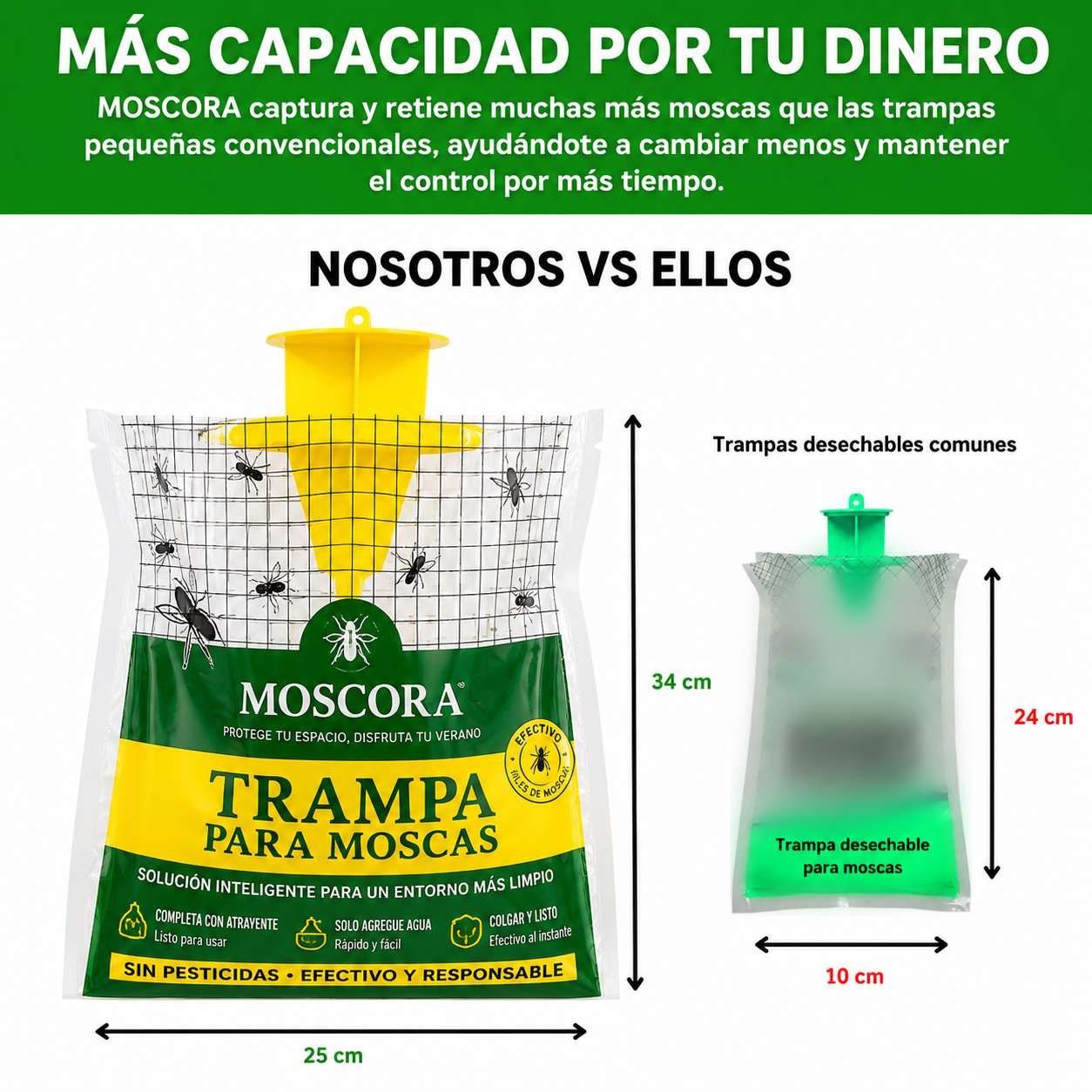 Moscora - Trampa para moscas