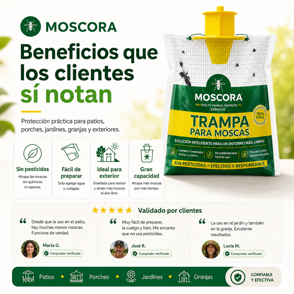 Moscora - Trampa para moscas